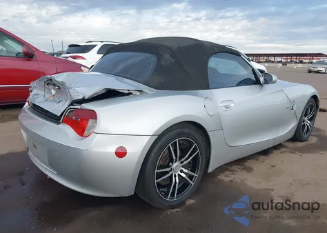 2007 BMW Z4 3.0I из США, поврежденный, VIN 4USBU33577LW73408